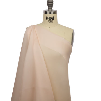 Silk Satin-Face Organza 54" - Cream Pink - Premium Collection