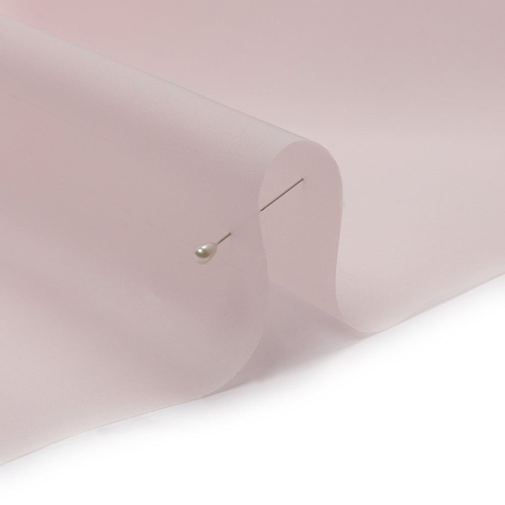 Organza con satén de seda en una cara, 137 cm (54"), rosa empolvado - Colección Premium