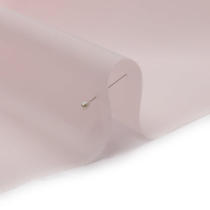 Organza con satén de seda en una cara, 137 cm (54"), rosa empolvado - Colección Premium