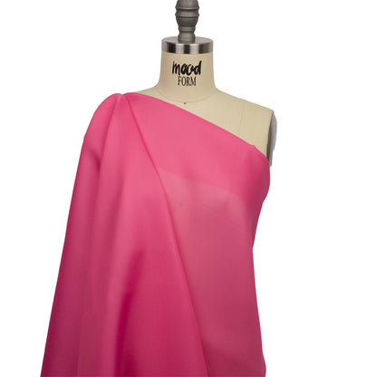 Silk Satin-Face Organza 54" - Carmine Rose - Premium Collection