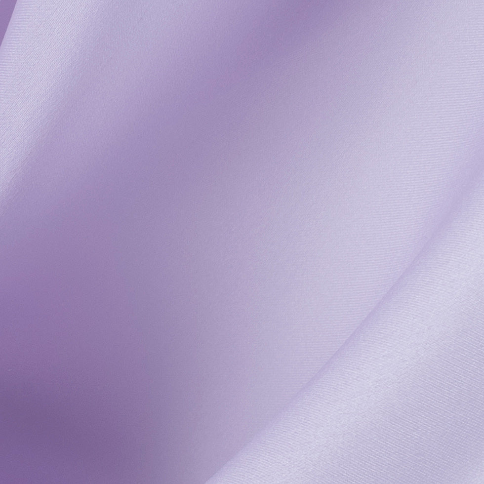 Organza con satén de seda en una cara, 137 cm (54"), color Lavanda Niebla - Colección Premium
