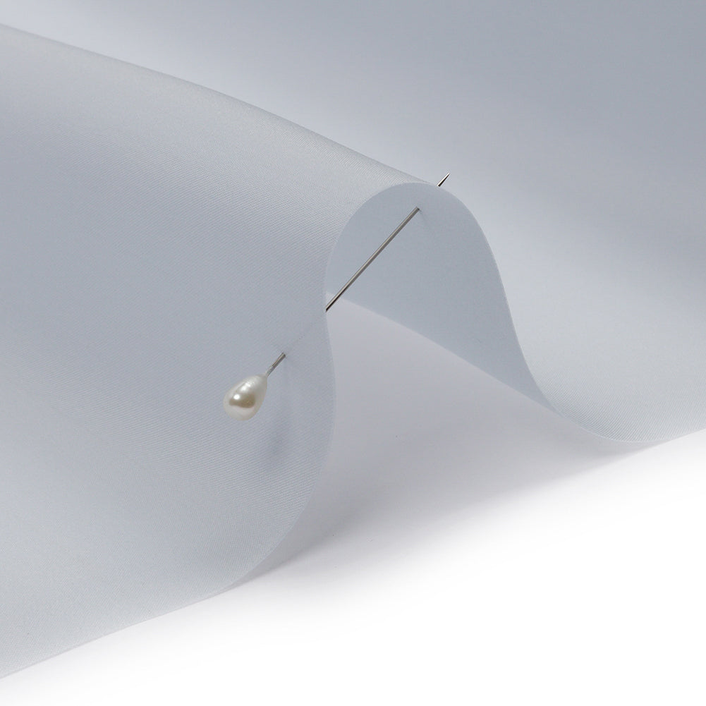 Silk Satin-Face Organza 54" - Gray Dawn - Premium Collection