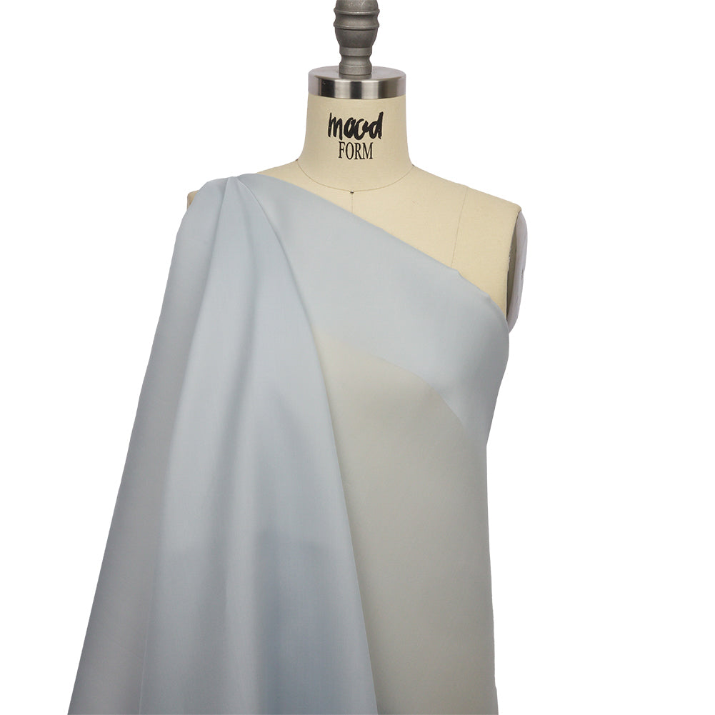 Silk Satin-Face Organza 54" - Gray Dawn - Premium Collection