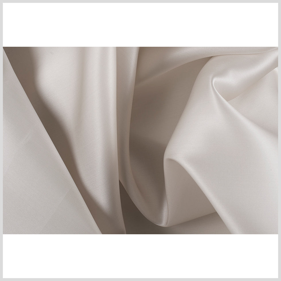 Silk Satin-Face Organza 54" - Feather Gray - Premium Collection