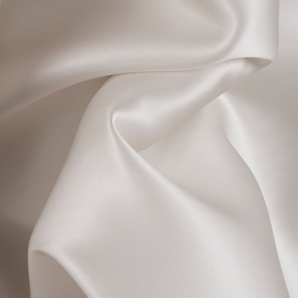 Silk Satin-Face Organza 54" - Feather Gray - Premium Collection