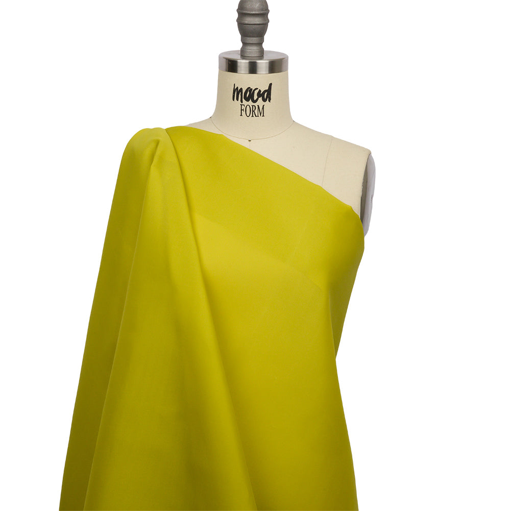Silk Satin-Face Organza 54" - Warm Olive - Premium Collection