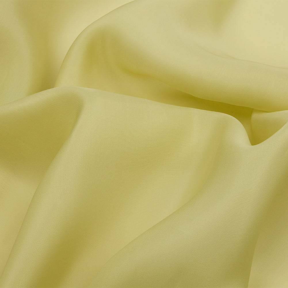 Silk Satin-Face Organza 54" - Linden Green - Premium Collection