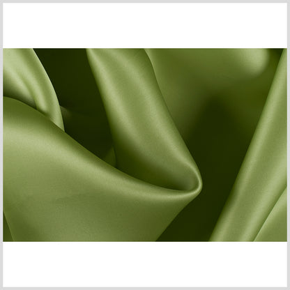 Silk Satin-Face Organza 54" - Peridot Green - Premium Collection