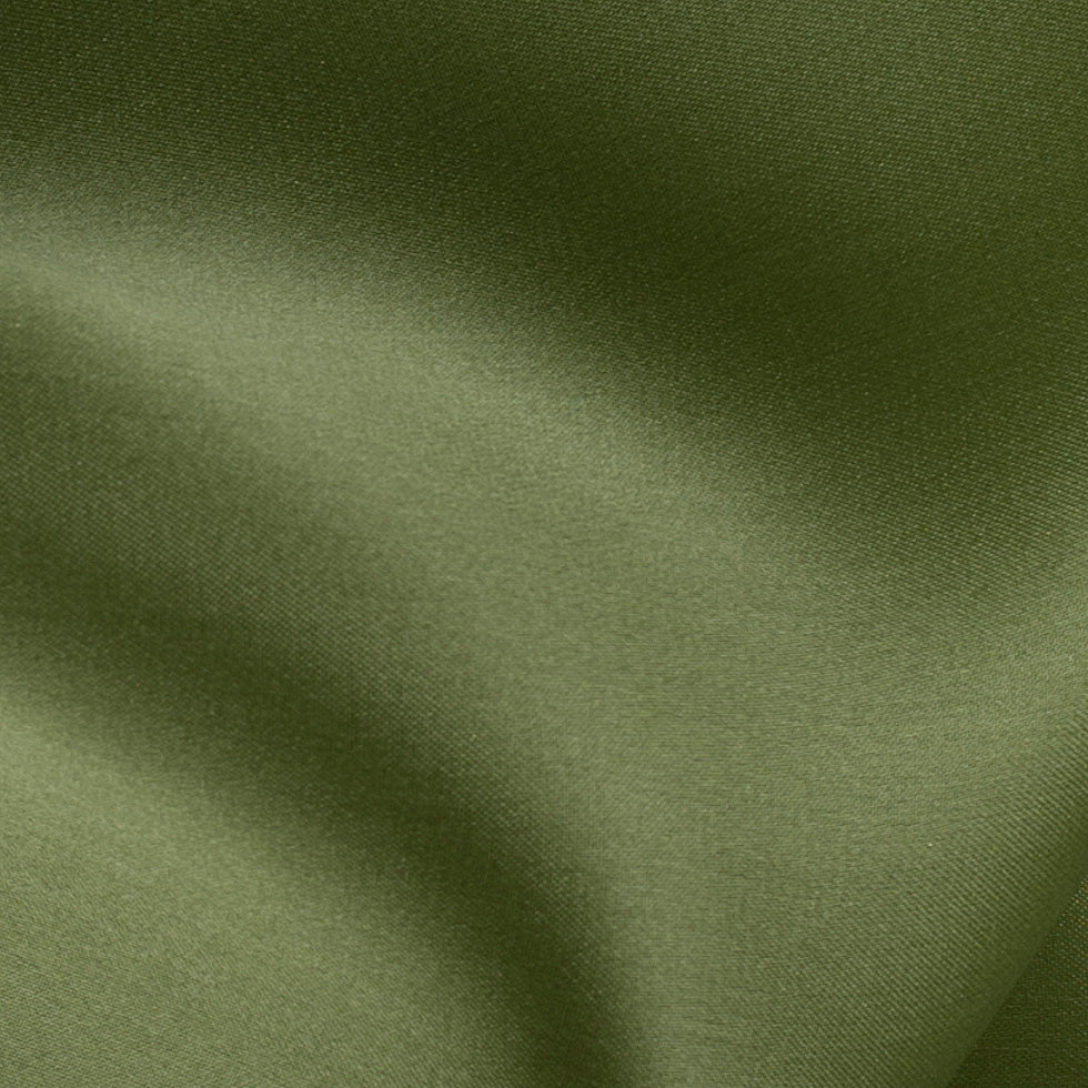 Silk Satin-Face Organza 54" - Pesto Green - Premium Collection