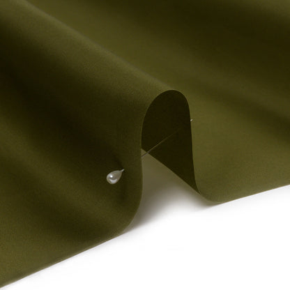 Silk Satin-Face Organza 54" - Olive Green - Premium Collection