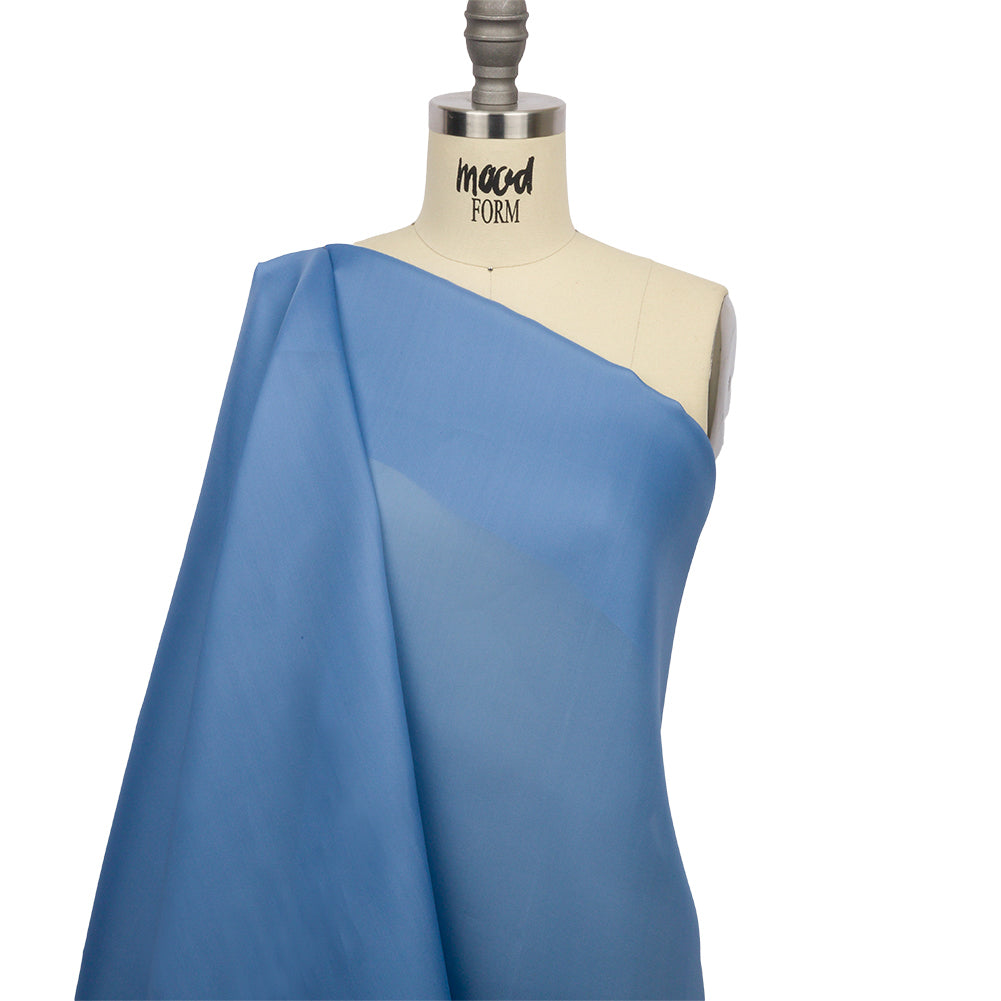 Silk Satin-Face Organza 54" - Regatta Blue - Premium Collection