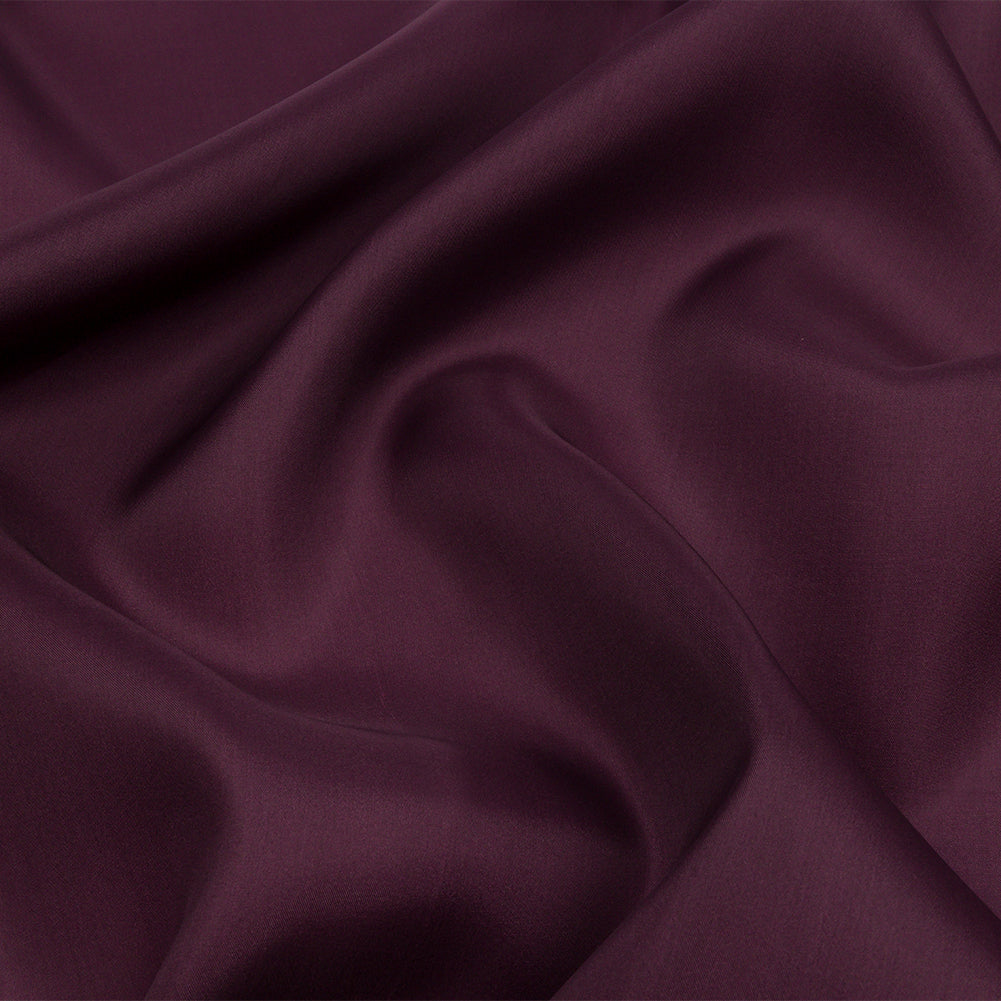 Silk Satin-Face Organza 54" - Eggplant - Premium Collection