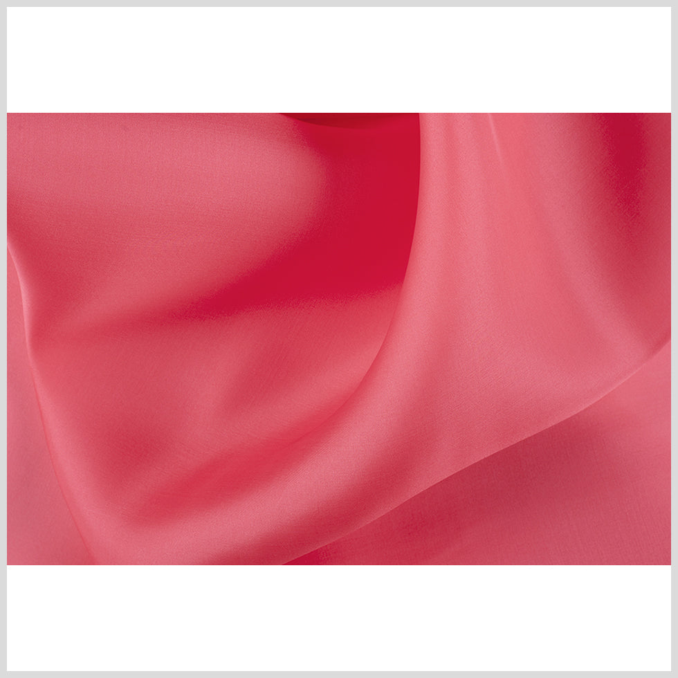 Silk Satin-Face Organza 54" - Salmon - Premium Collection