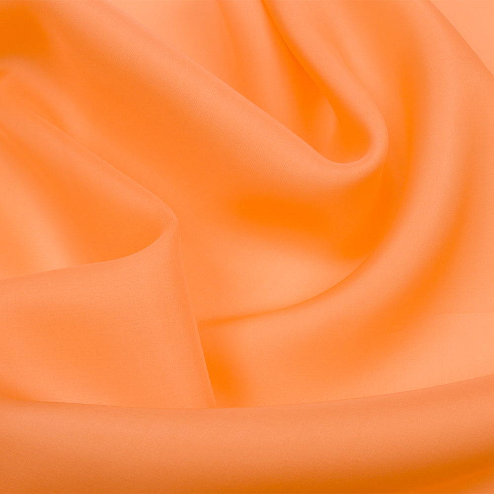 Silk Satin-Face Organza 54" - Peach Fuzz - Premium Collection