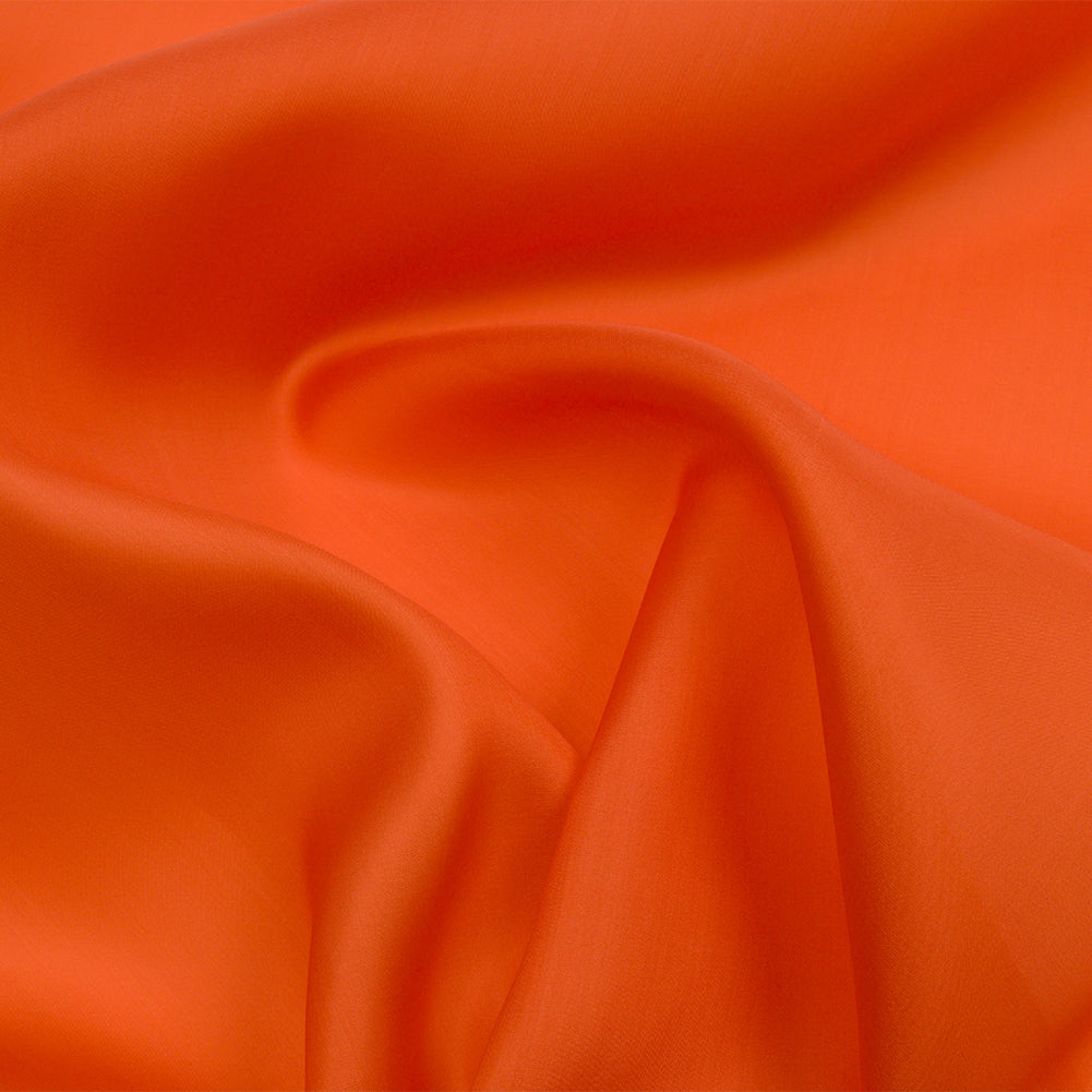 Silk Satin-Face Organza 54" - Burnt Orange - Premium Collection