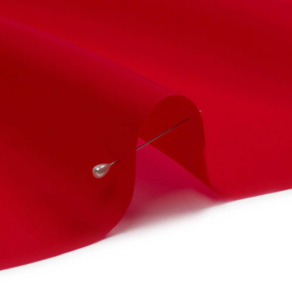 Organza con satén de seda en una cara, 137 cm (54"), rojo - Colección Premium
