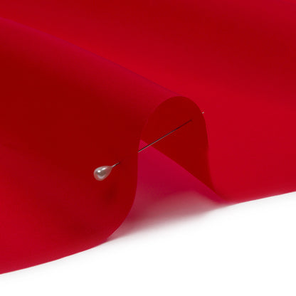 Organza con satén de seda en una cara, 137 cm (54"), rojo - Colección Premium