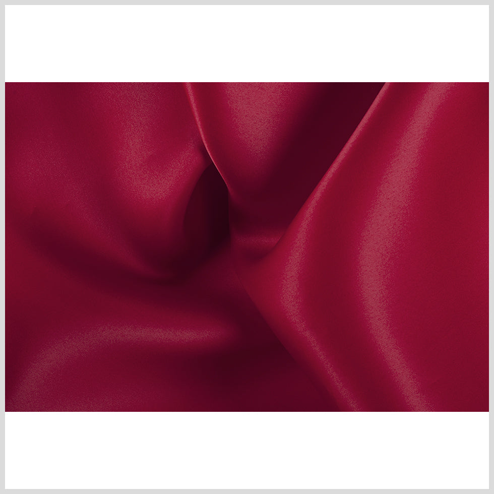 Organza con satén de seda en una cara, 137 cm (54"), color chile picante - Colección Premium