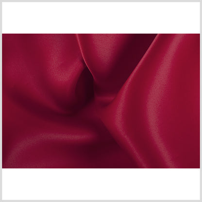 Organza con satén de seda en una cara, 137 cm (54"), color chile picante - Colección Premium