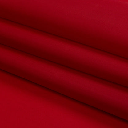 Organza con satén de seda en una cara, 137 cm (54"), rojo tango - Colección Premium.