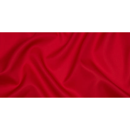 Organza con satén de seda en una cara, 137 cm (54"), rojo tango - Colección Premium.