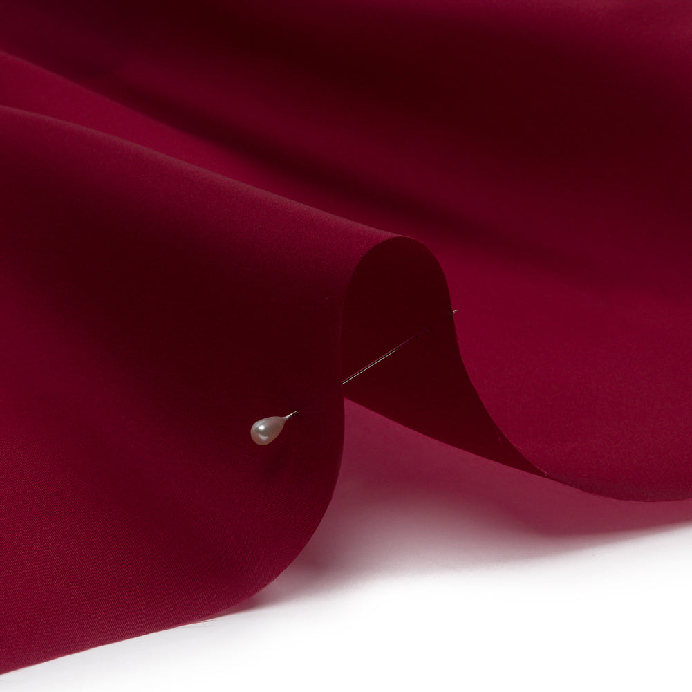 Silk Satin-Face Organza 54" - Maroon - Premium Collection