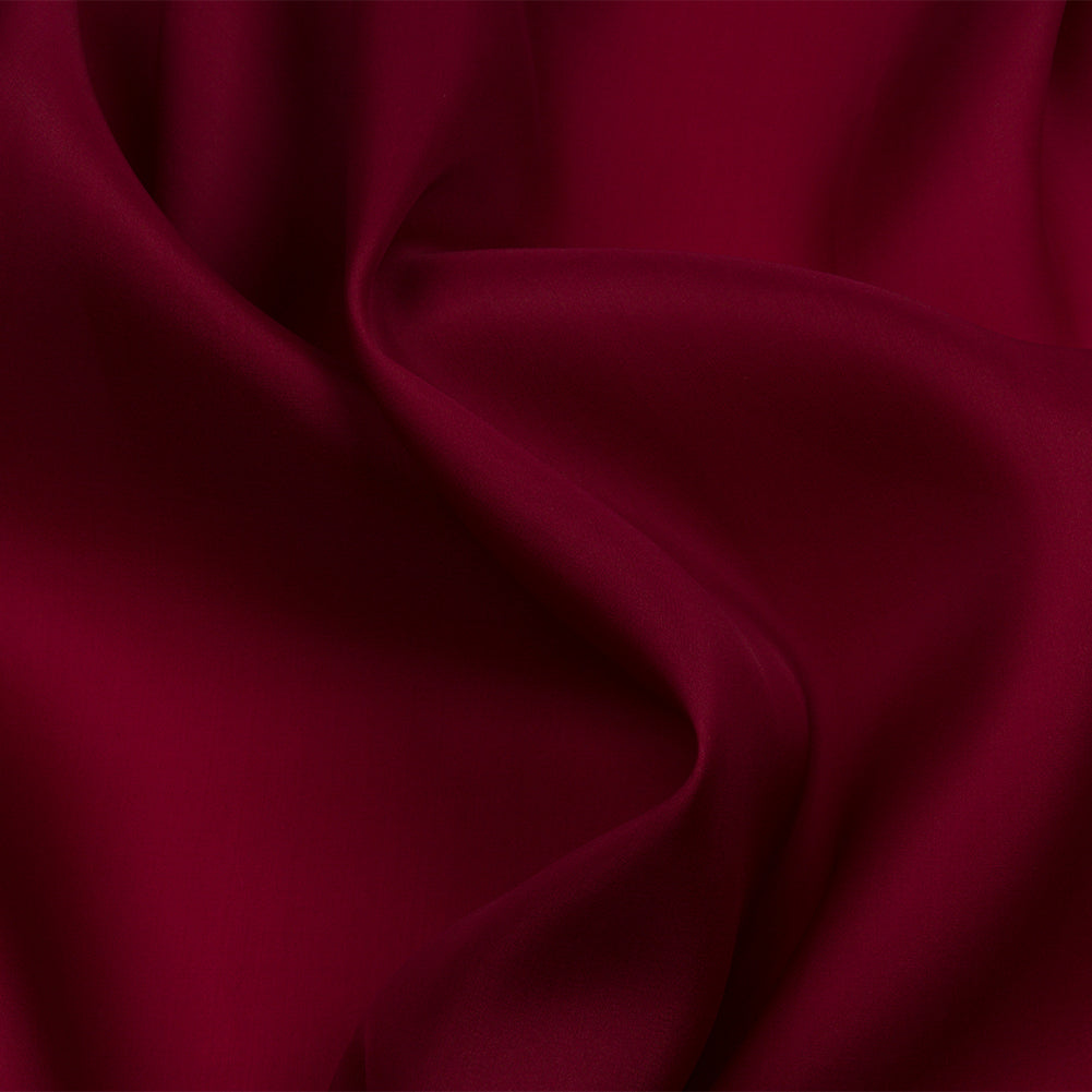 Silk Satin-Face Organza 54" - Maroon - Premium Collection