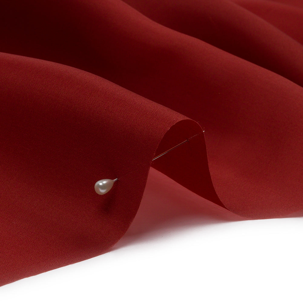 Silk Satin-Face Organza 54" - Rust - Premium Collection - Detail