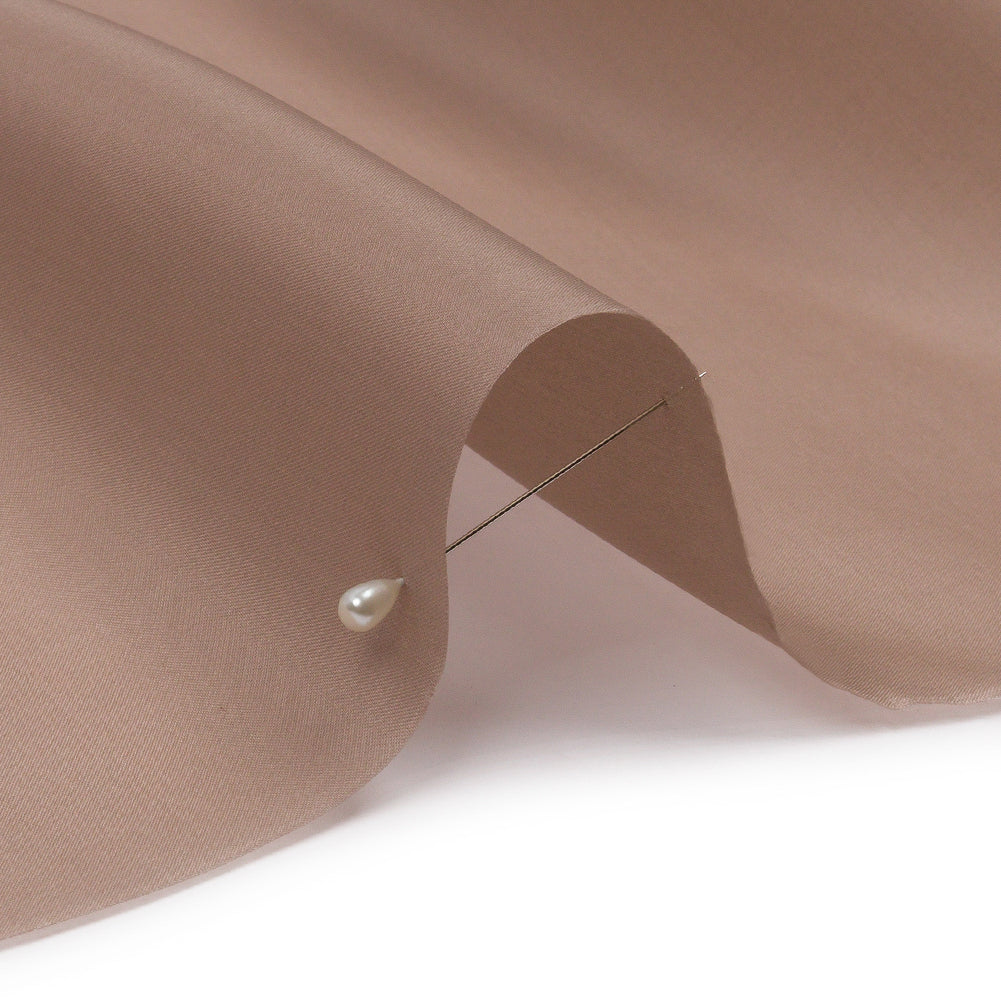 Organza satinada de seda de 54" - Hongos - Colección Premium