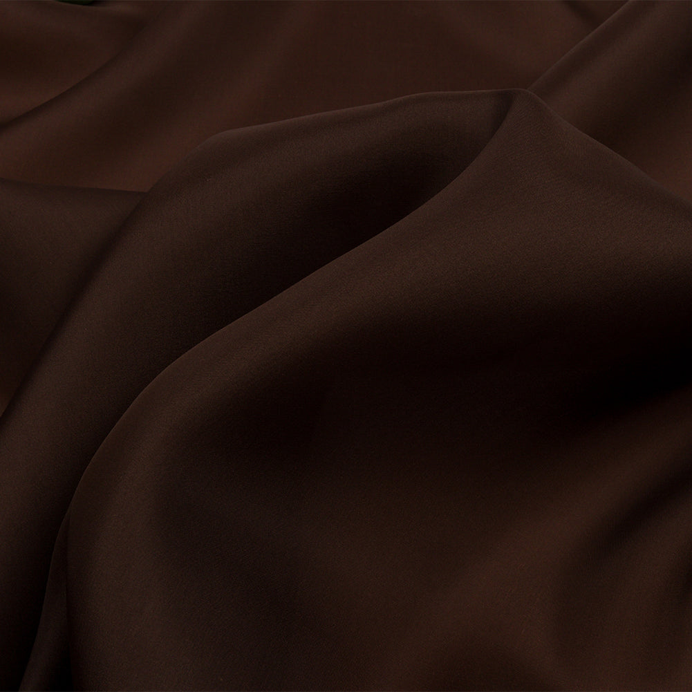 Silk Satin-Face Organza 54" - Chocolate - Premium Collection