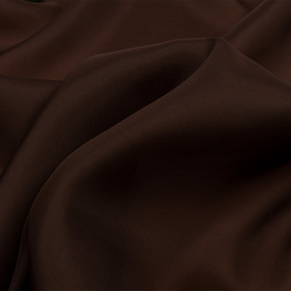 Silk Satin-Face Organza 54" - Chocolate - Premium Collection