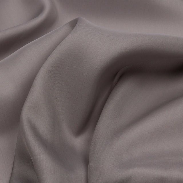 Silk Satin-Face Organza 54" - Silver - Premium Collection