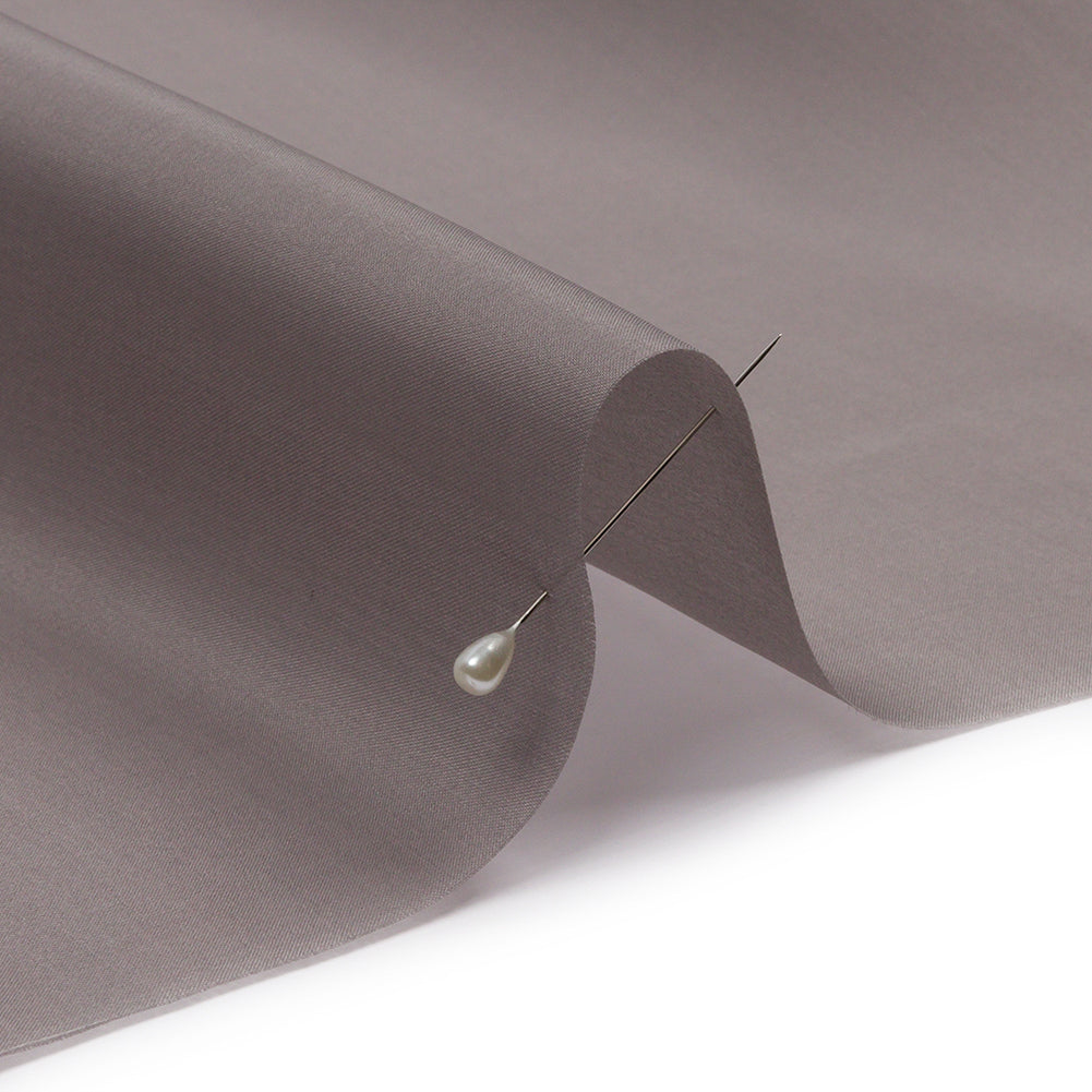 Silk Satin-Face Organza 54" - Dark Silver - Premium Collection