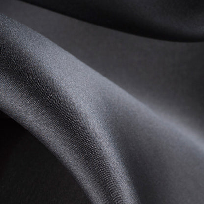 Silk Satin-Face Organza 54" - Deep Charcoal - Premium Collection