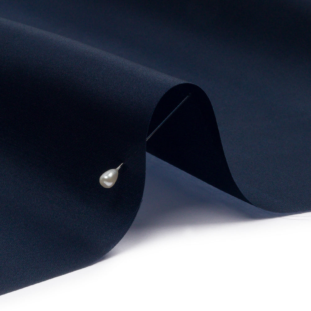Silk Satin-Face Organza 54" - Midnight - Premium Collection