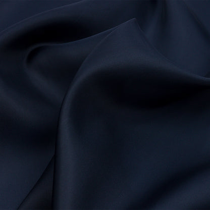 Silk Satin-Face Organza 54" - Midnight - Premium Collection