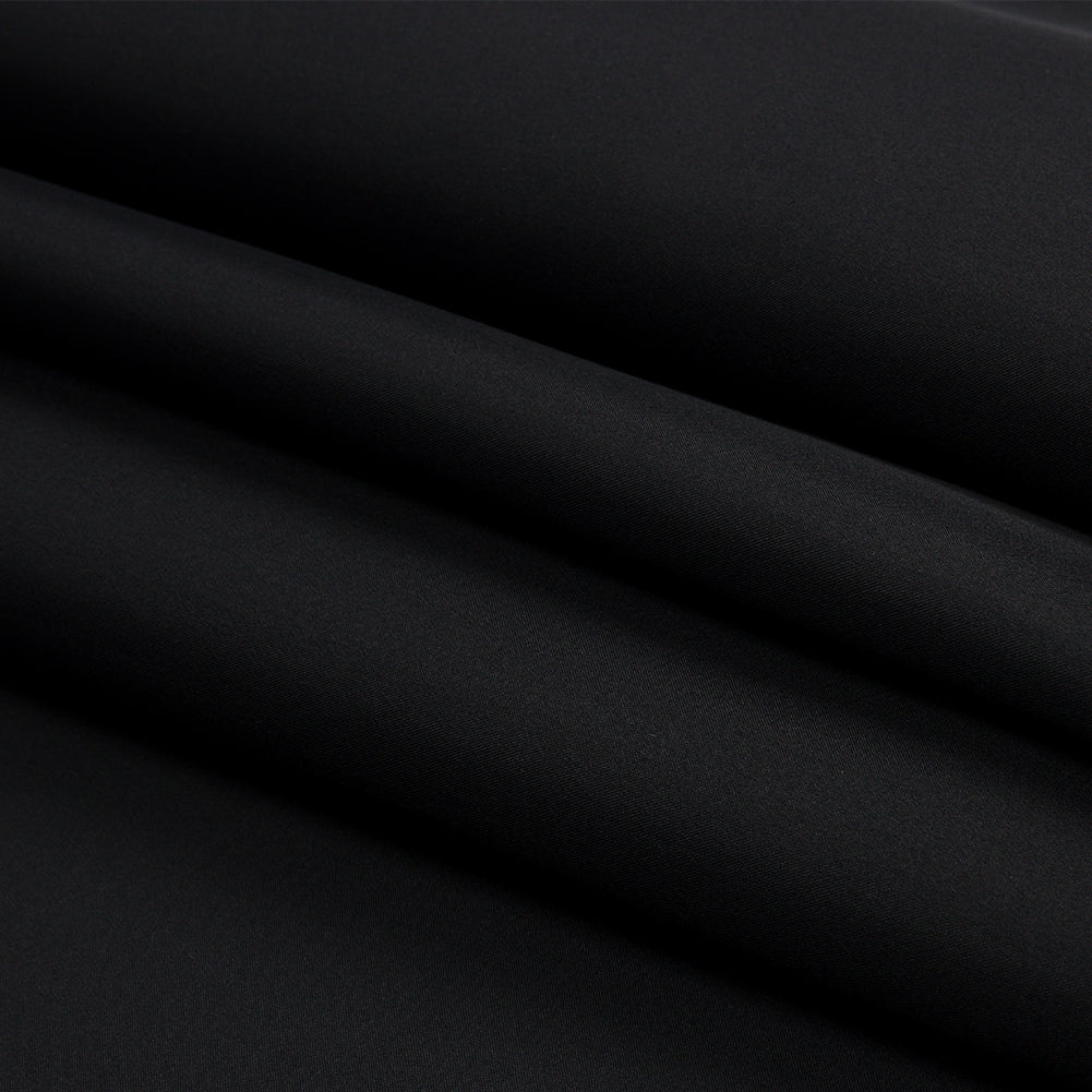 Silk Satin-Face Organza 54" - Black - Premium Collection