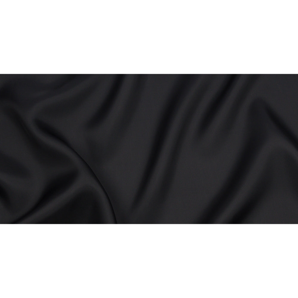 Silk Satin-Face Organza 54" - Black - Premium Collection