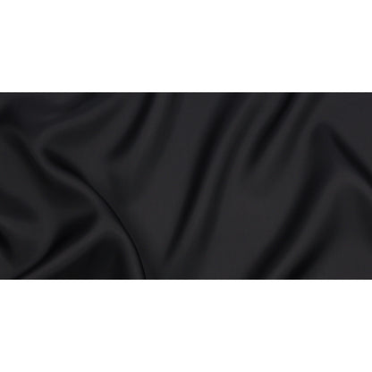 Silk Satin-Face Organza 54" - Black - Premium Collection