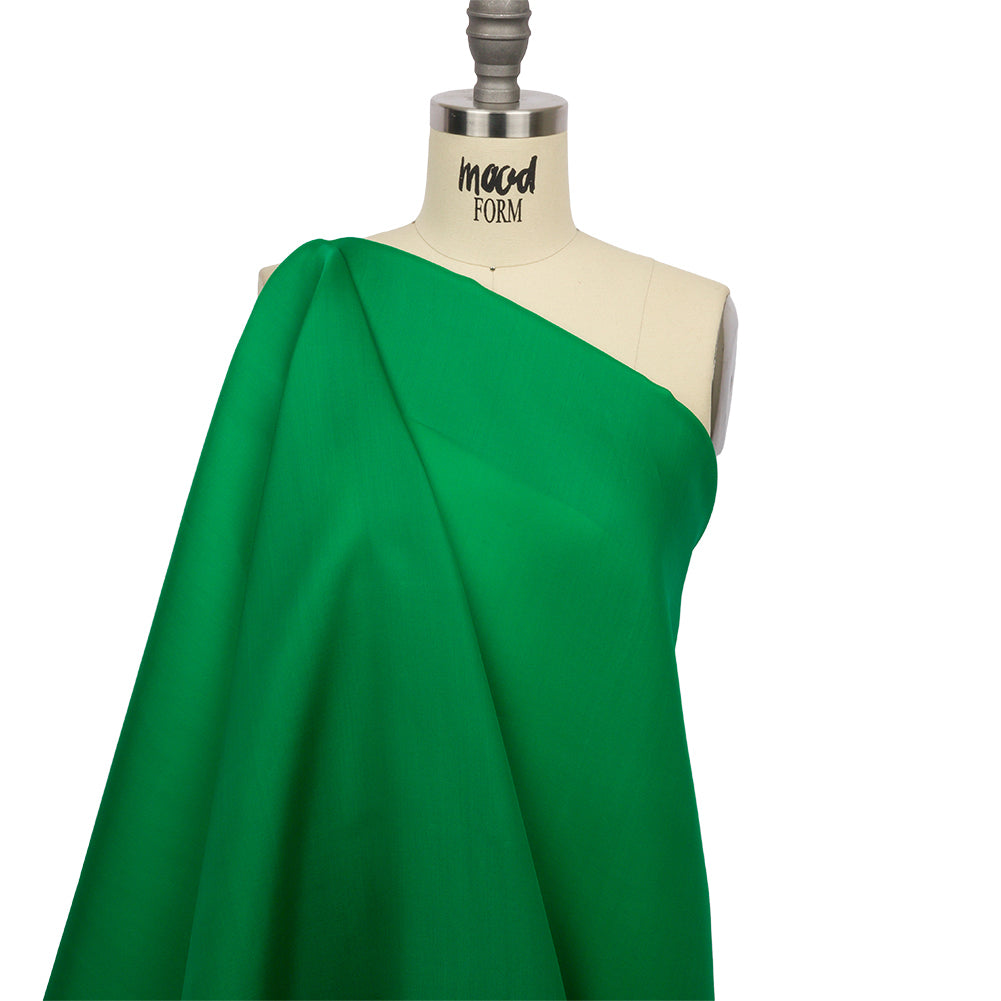 Silk Satin-Face Organza 54" - Kelly Green - Premium Collection
