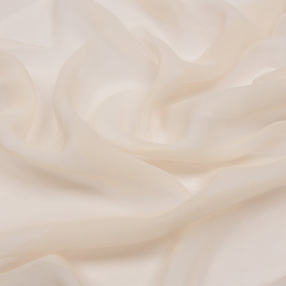 Silk Chiffon 44" - Cream Pink - Premium Collection