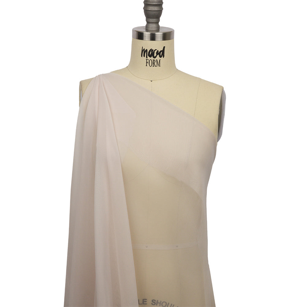 Gasa de seda 44" - Rosa cuna - Colección prémium