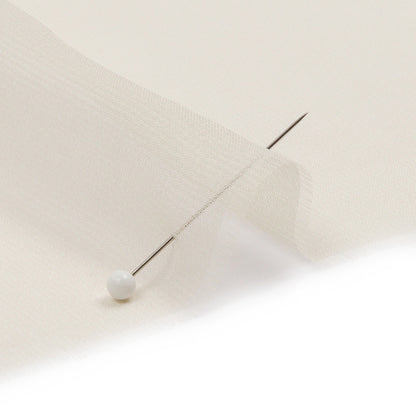 Gasa de seda 44" - Marfil - Colección Premium