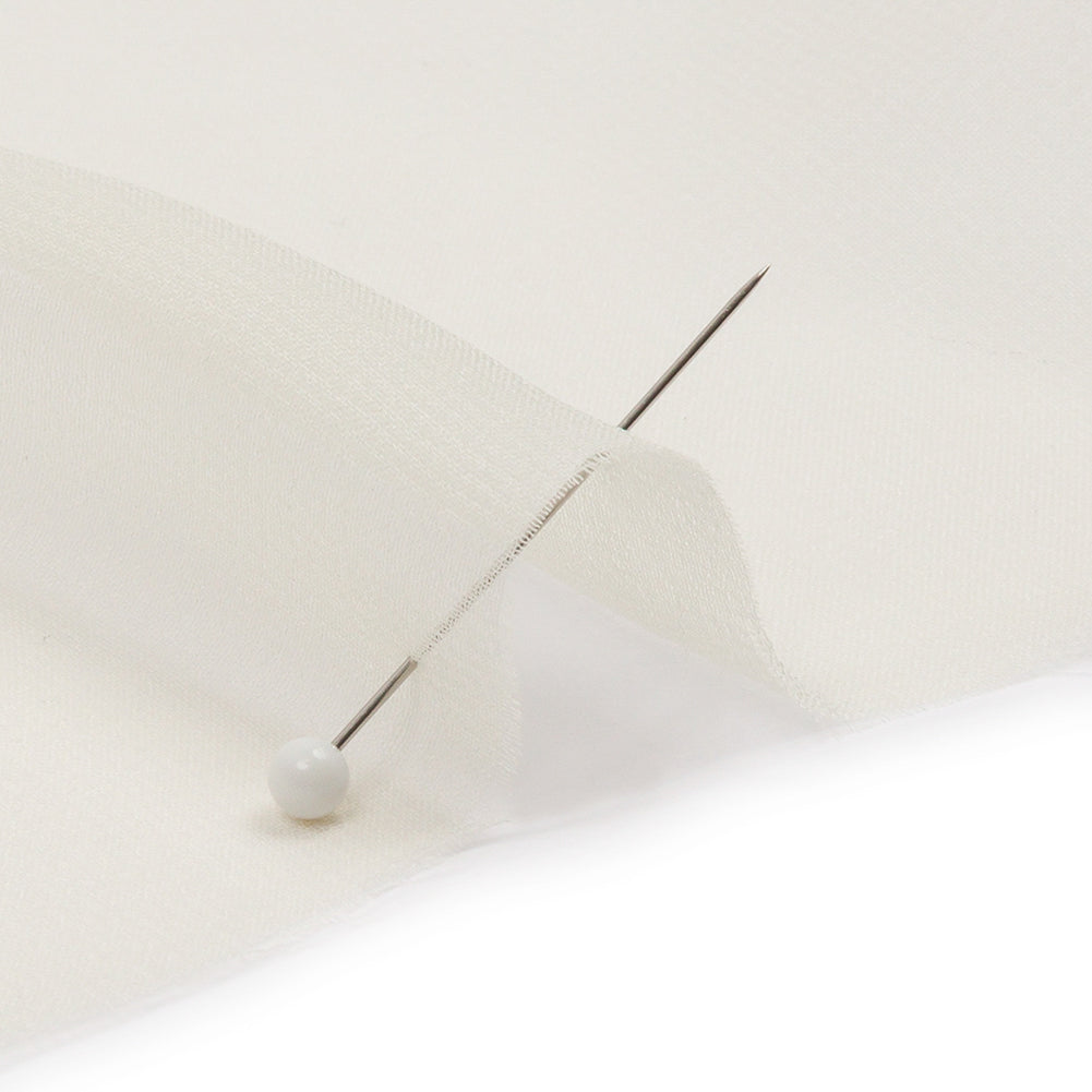 Silk Chiffon 44" - Pale Yellow - Premium Collection