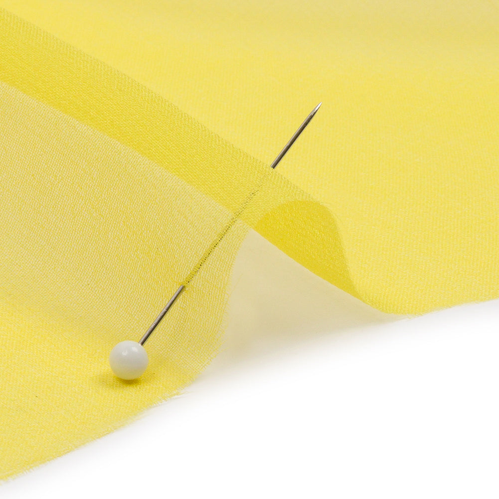 Silk Chiffon 44" - Buttercup Yellow - Premium Collection