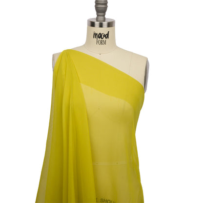 Silk Chiffon 44" - Warm Olive - Premium Collection