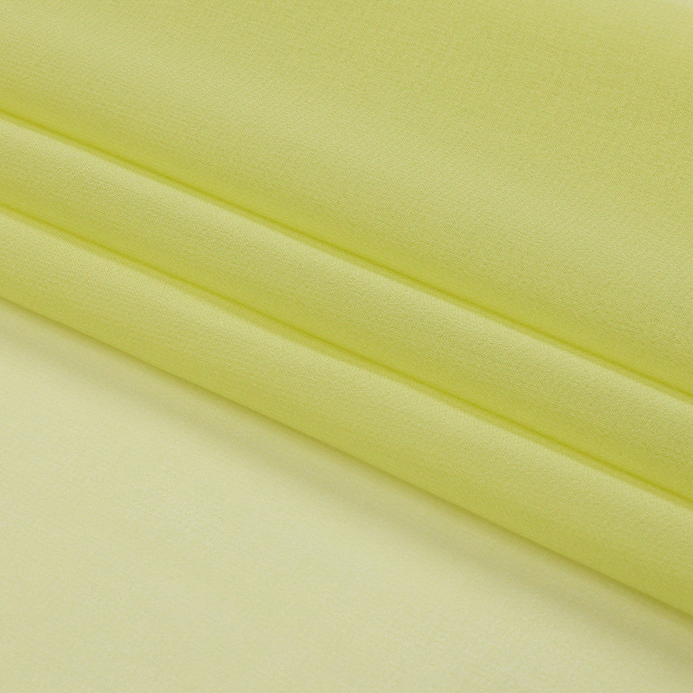 Silk Chiffon 44" - Sunny Lime - Premium Collection