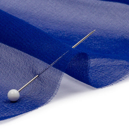 Silk Chiffon 44" - Mazarine Blue - Premium Collection