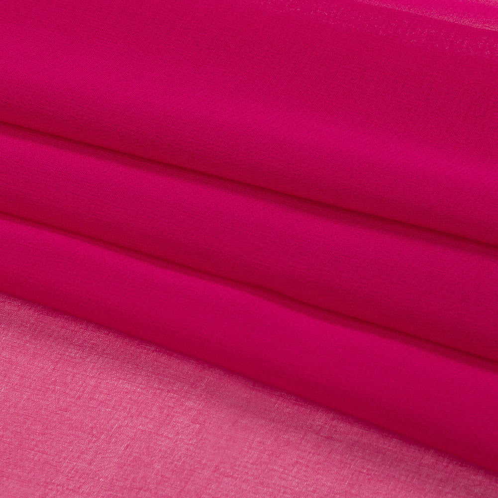Silk Chiffon 44" - Beetroot - Premium Collection