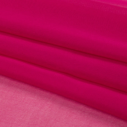 Silk Chiffon 44" - Beetroot - Premium Collection
